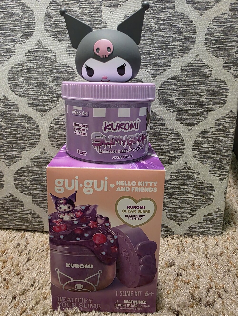 Kuromi Slume Bundle - Blackberry Gui Gui & Cake Slimygoop Slime